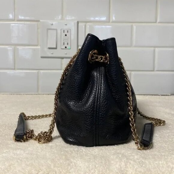 Michael Kors Black Leather crossbody bag EUC - Picture 7 of 13